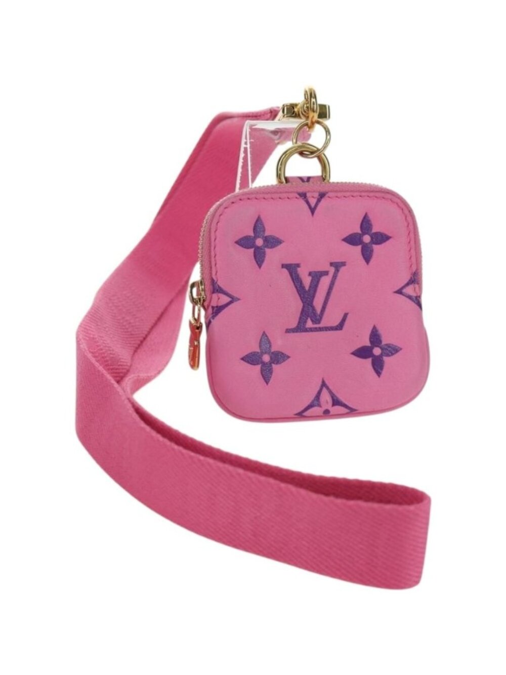 LOUIS VUITTON Monogram Lanyard Milty Pochette Coin Purse MP3072